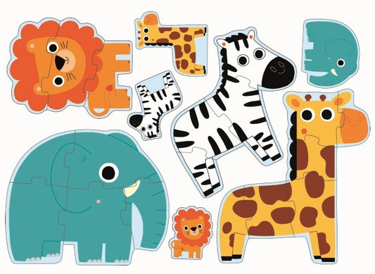 Puzle Evolutivo En la Jungla - DJECO