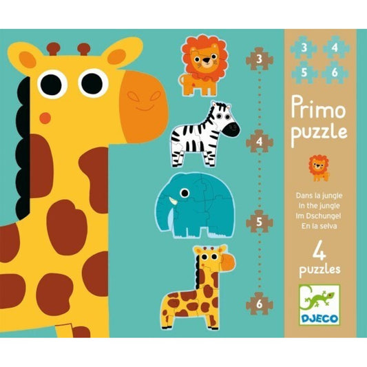 Puzle Evolutivo En la Jungla - DJECO