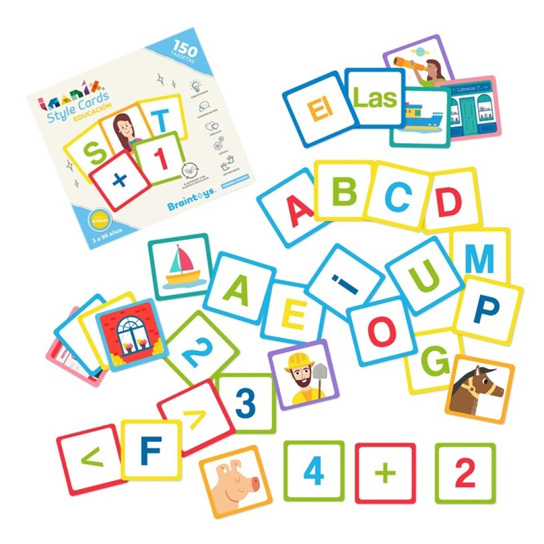 150 Tarjetas Magnéticas Educativas - IMANIX