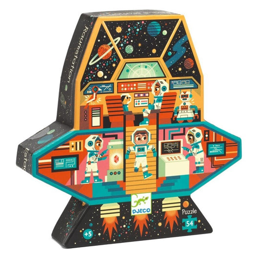 Puzle Silueta Estación Espacial - DJECO