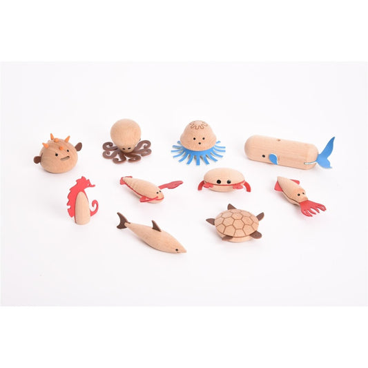 Animalitos Marino de Madera - TICKIT