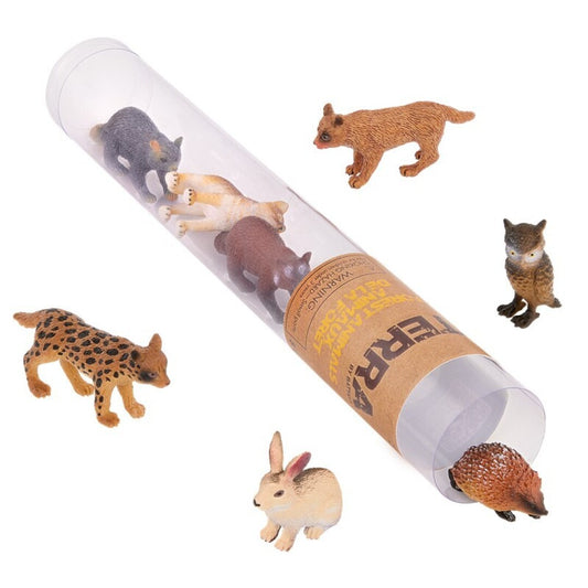 Terra tubo de 8 animales del bosque - BATTAT