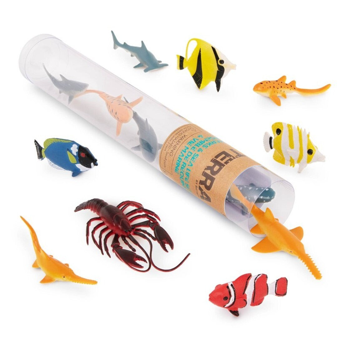 Terra tubo de 14 animales marinos - BATTAT