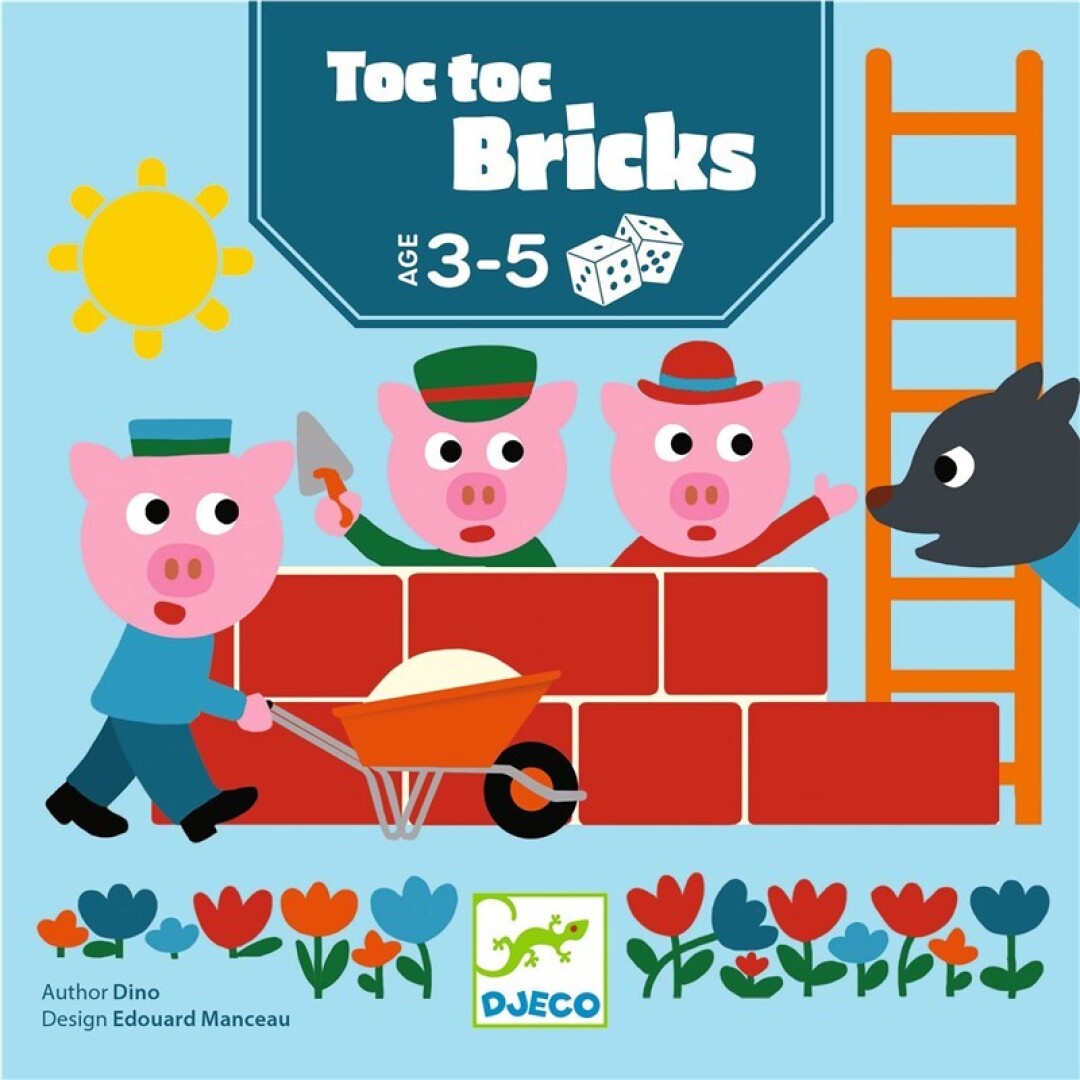 Juego de dados Toc toc bricks - DJECO