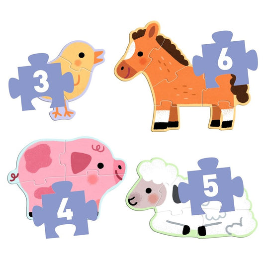Puzle Evolutivo En la Granja - DJECO