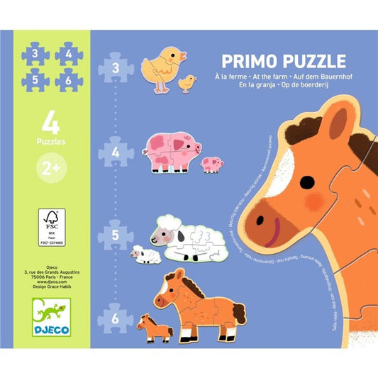 Puzle Evolutivo En la Granja - DJECO