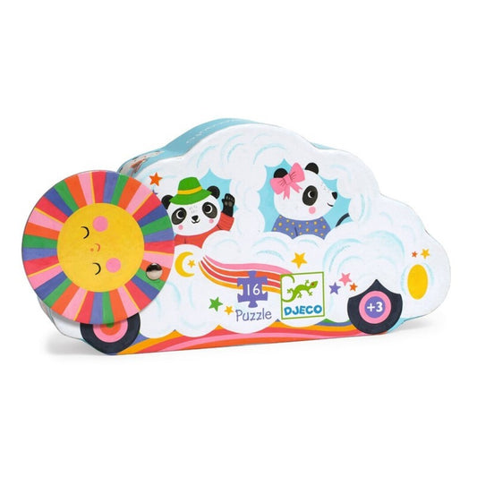 Puzle Silueta Coche Nube - DJECO