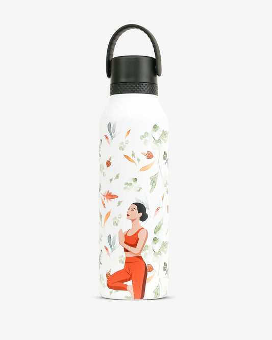 Botellas Térmica Acero 600ml Yoga  - RUNBOT