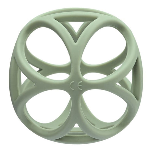 Pelota Sensorial Silicona Verde - LITTLE DUTCH