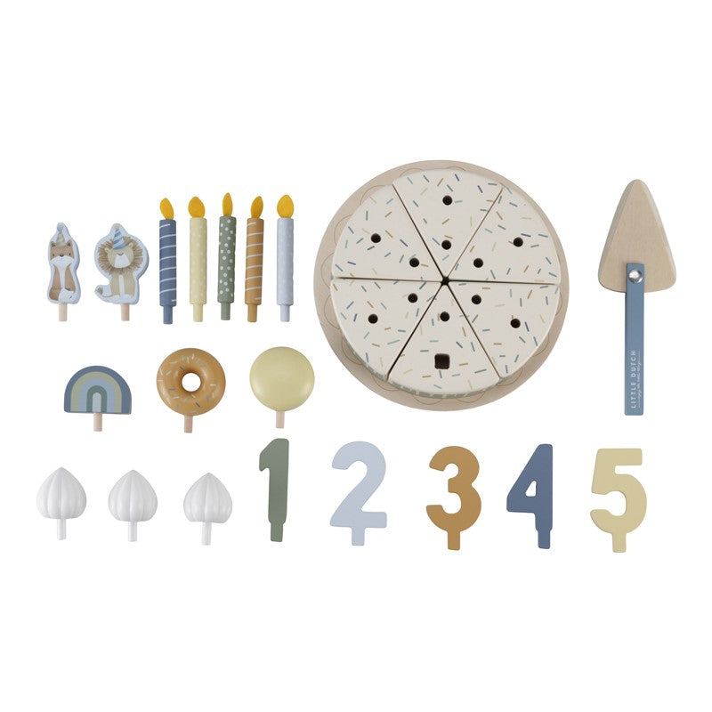 Tarta de Cumpleaños Madera - LITTLE DUTCH