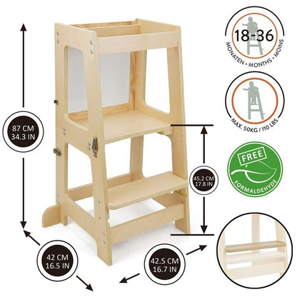 Torre de Observación + Mesa + Pizarra - MONTESSORI