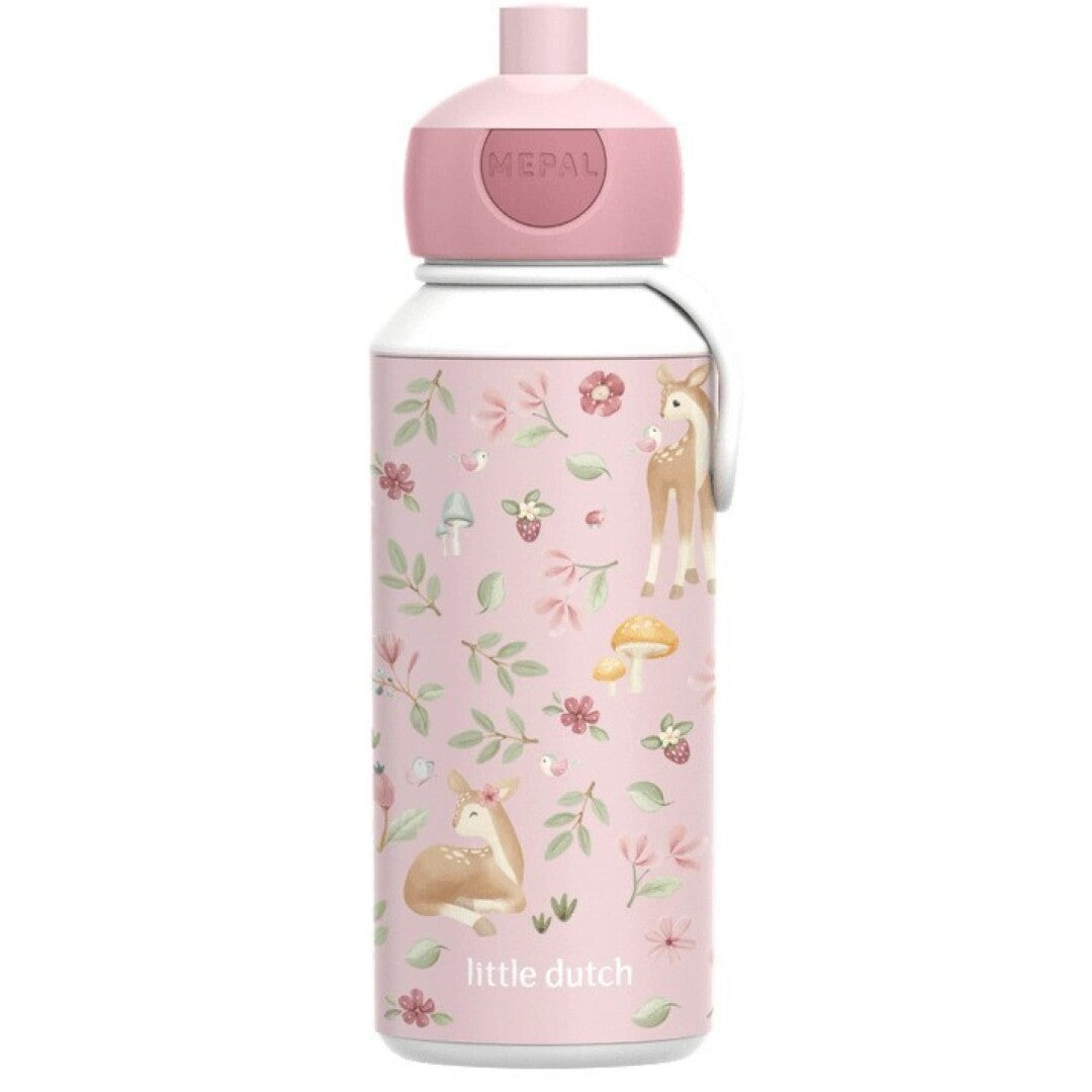 Botella Campus Pop-Up 400ml Fairy Garden - LITTLE DUTCH