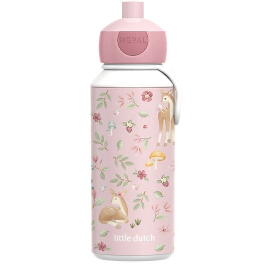 Botella Campus Pop-Up 400ml Fairy Garden - LITTLE DUTCH