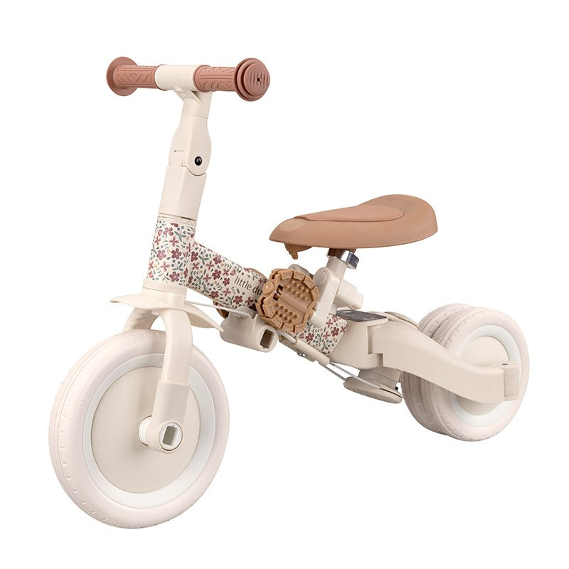 Triciclo convertible en Bici Equilibrio Blanco - LITTLE DUTCH