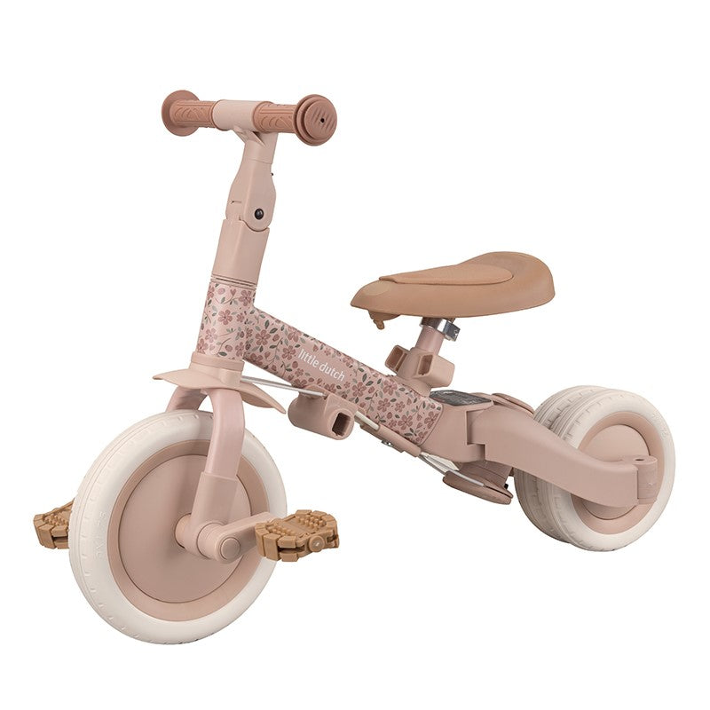 Triciclo convertible en Bici Equilibrio Rosa - LITTLE DUTCH