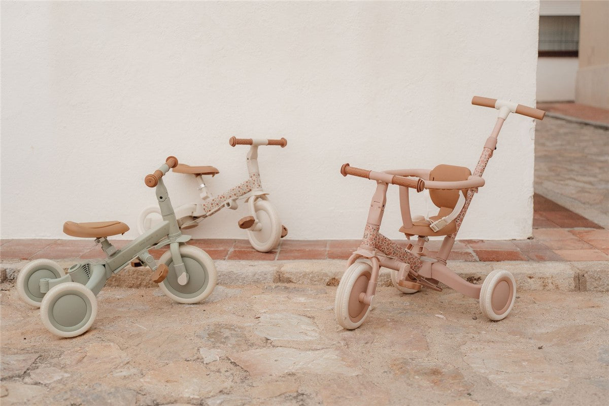 Triciclo convertible en Bici Equilibrio Rosa - LITTLE DUTCH