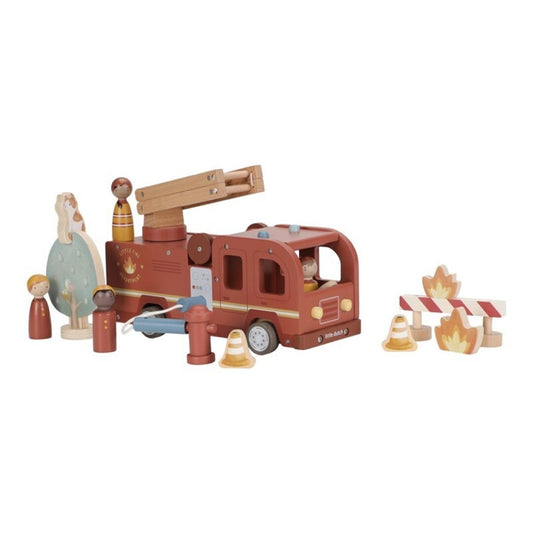 Set de Bomberos con Camión - LITTLE DUTCH