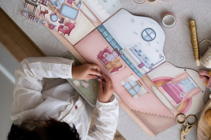 Libro Pegatinas Crea tu Historia Casa - LITTLE DUTCH