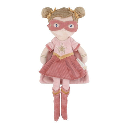 Muñeca Blandita Rosa Superheroeina 35cm- LITTLE DUTCH