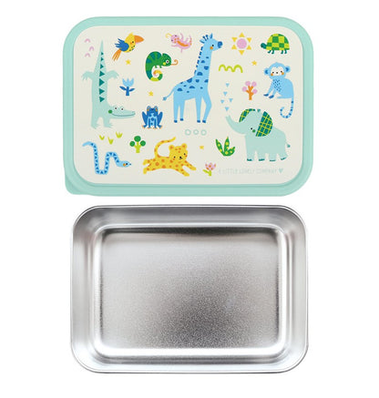 Caja Almuerzo Acero Jungla - LITTLE LOVELY