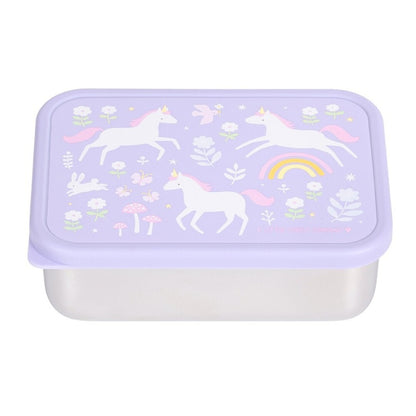 Caja Almuerzo Acero Unicornio - LITTLE LOVELY
