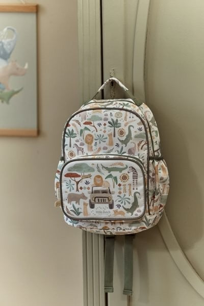 Mochila Grande Safari Friends - LITTLE DUTCH