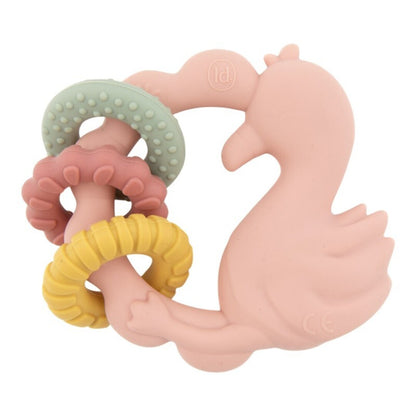 Mordedor Llavero Silicona Flamenco saferi - LITTLE DUTCH