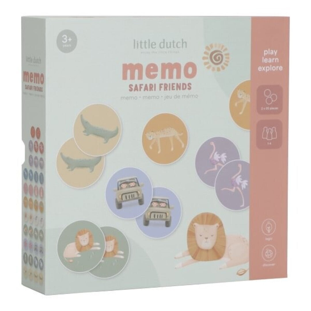 Juego Memo Safari - LITTLE DUTCH