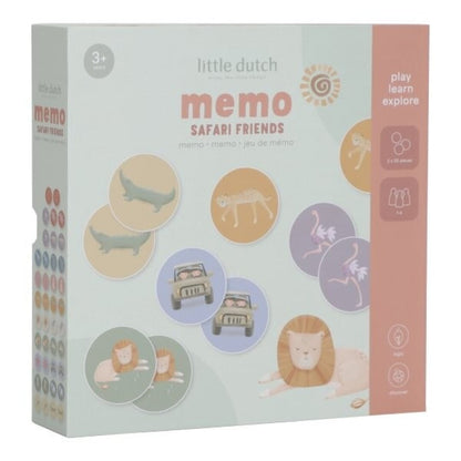 Juego Memo Safari - LITTLE DUTCH