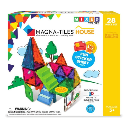 Magnéticos Construcción Casa 28 pcs - MAGNA-TILES