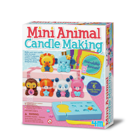 Taller Mini Velas Animales - 4M