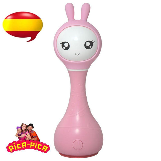 SmartyBunny Sonajero Interactivo Castellano Rosa - ALILO
