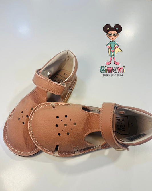 Sandalia Barefoot Rosa Empolvado 2003-1 - PIRUFLEX