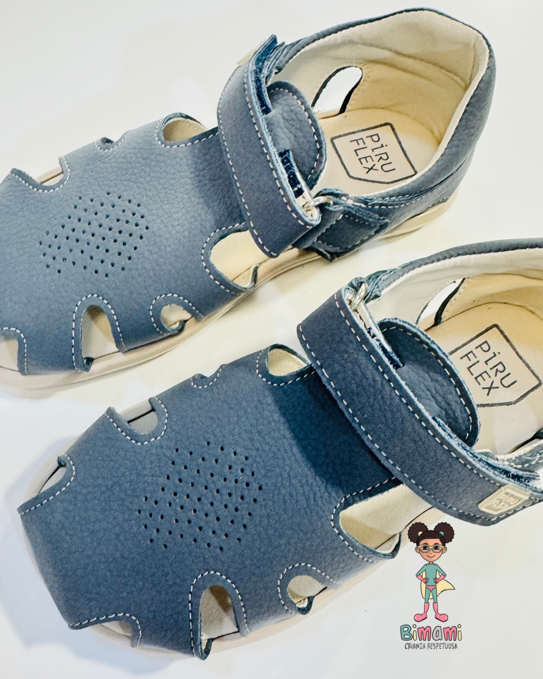 Sandalia Barefoot Da Vinci Smoke - PIRUFLEX