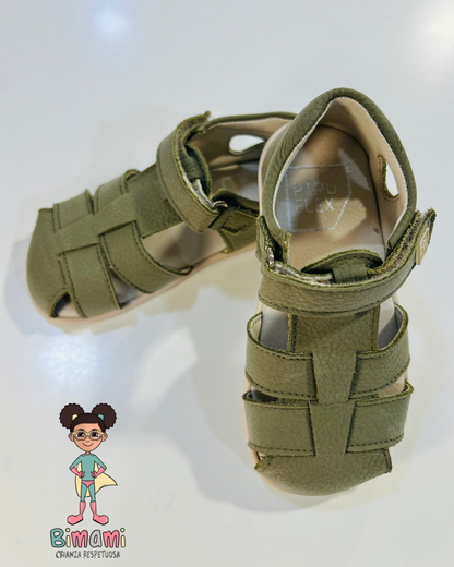 Sandalia Barefoot 1008-1 Davinci Moss PIRUFLEX