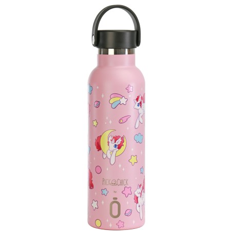 Botellas Térmica Acero 600ml KAWAII UNICORNS  - RUNBOT