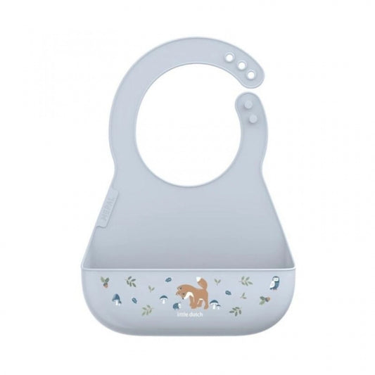 Babero Silicona Forest Friends - LITTLE DUTCH