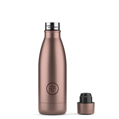 Botella Acero Térmica Metalic Rose 500ml - COOL BOTTLES