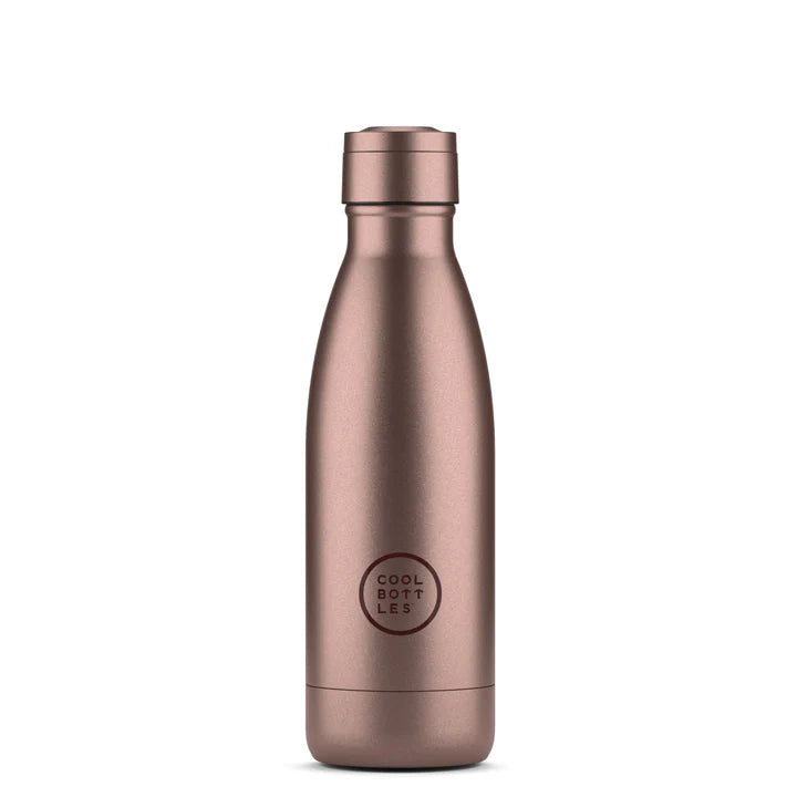 Botella Acero Térmica Metallic Rose 350ml - COOL BOTTLES