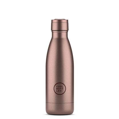 Botella Acero Térmica Metallic Rose 350ml - COOL BOTTLES