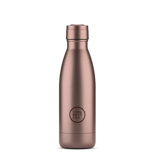 Botella Acero Térmica Metallic Rose 350ml - COOL BOTTLES