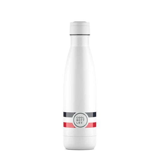 Botella Acero Térmica Pure White 500ml - COOL BOTTLES
