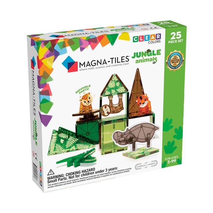 Magnéticos La Jungla 25 pcs - MAGNA-TILES