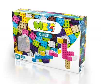 Construcción 50 pcs MELI CUBE Pastel  - MELI