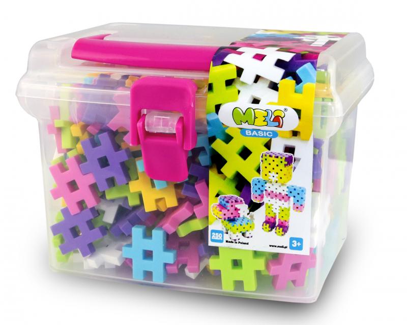 Construcción Travel Box 250 pcs BASIC Pastel - MELI