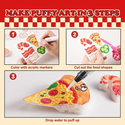 Set de Pintura Espuma Pizza - JARMELO