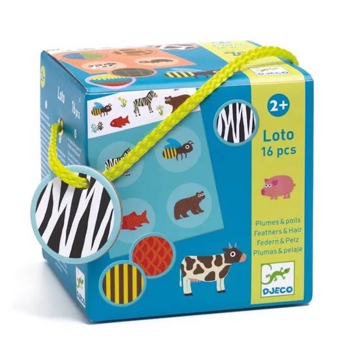 Loto 16 Pcs Animales - DJECO