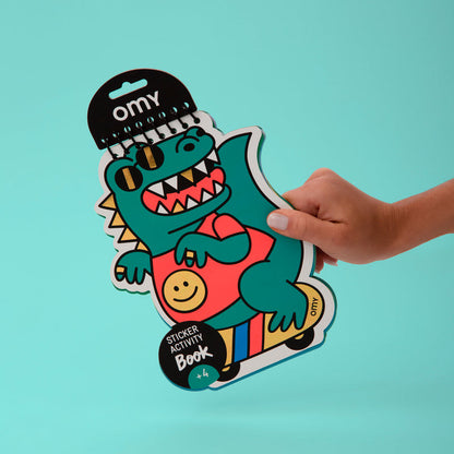 Libro de Pegatinas Dino- OMY