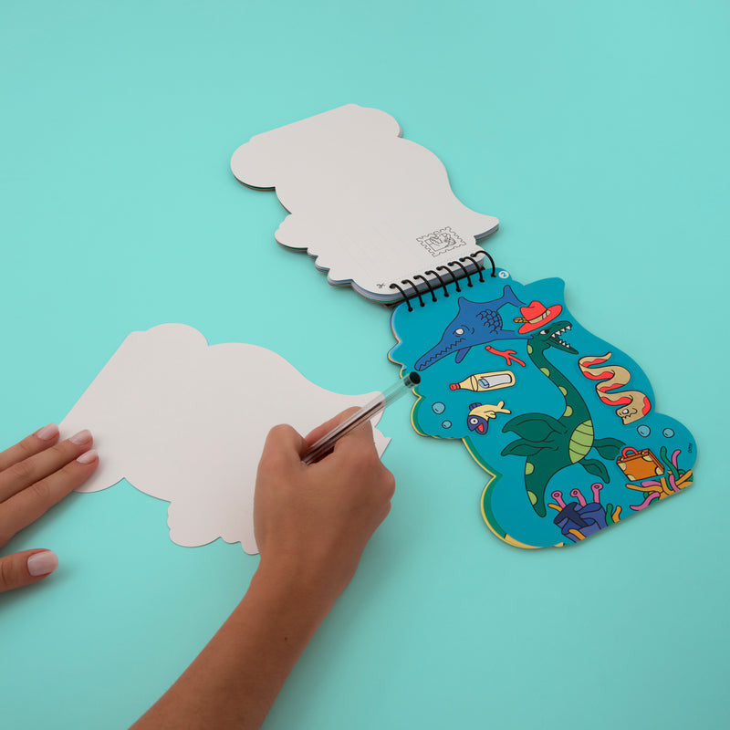 Libro de Pegatinas Dino- OMY