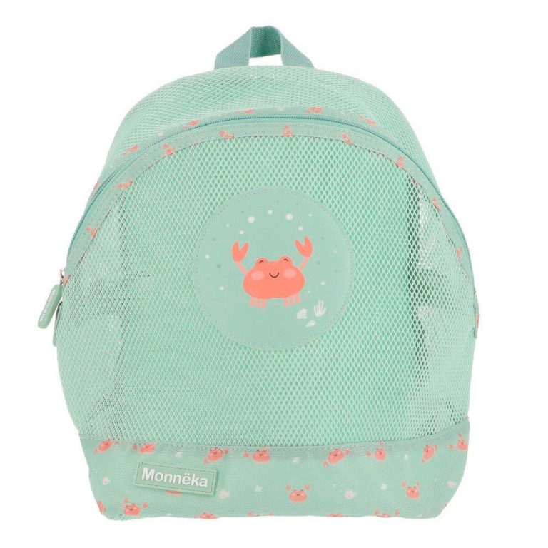 Mochila Infantil Antiarena Crab Sage - MONNËKA